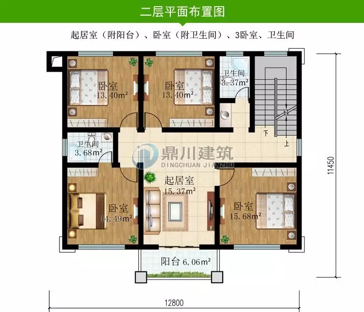 7款廚房帶后門的農村別墅，適合農村的生活習慣，值得收藏！