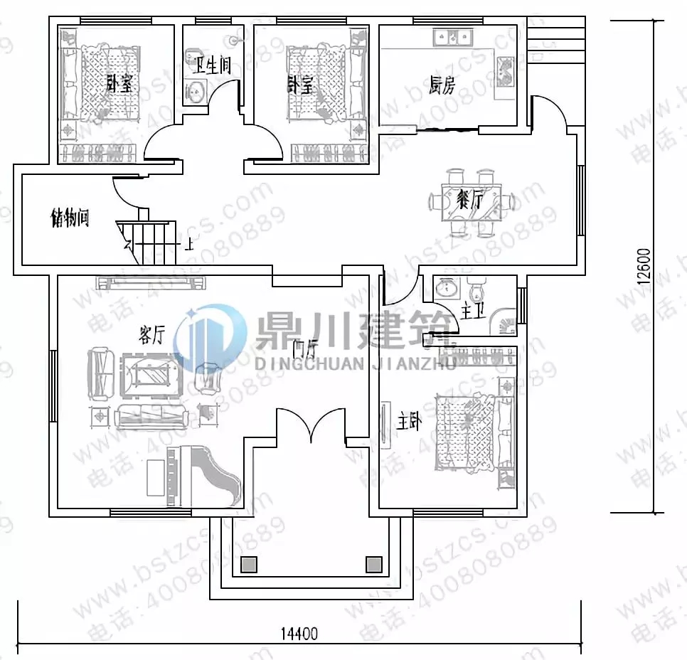 開間14米的大氣別墅，農(nóng)村自建房就選10款圖紙