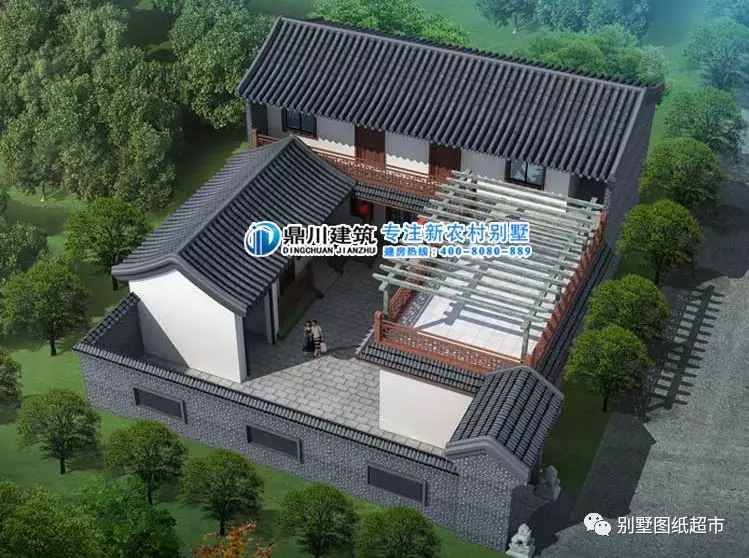 7套農村新中式四合院，一套比一套美，有庭有院過美好生活！