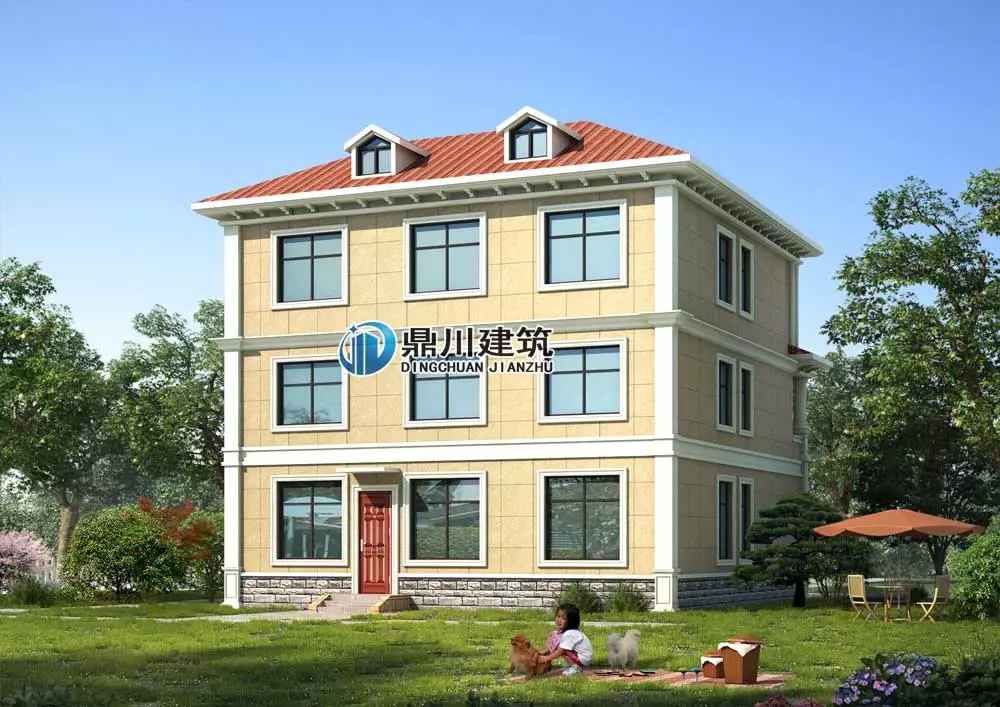【案例】農村建房火爆的三層帶露臺簡歐小別墅，看了案例都想蓋！