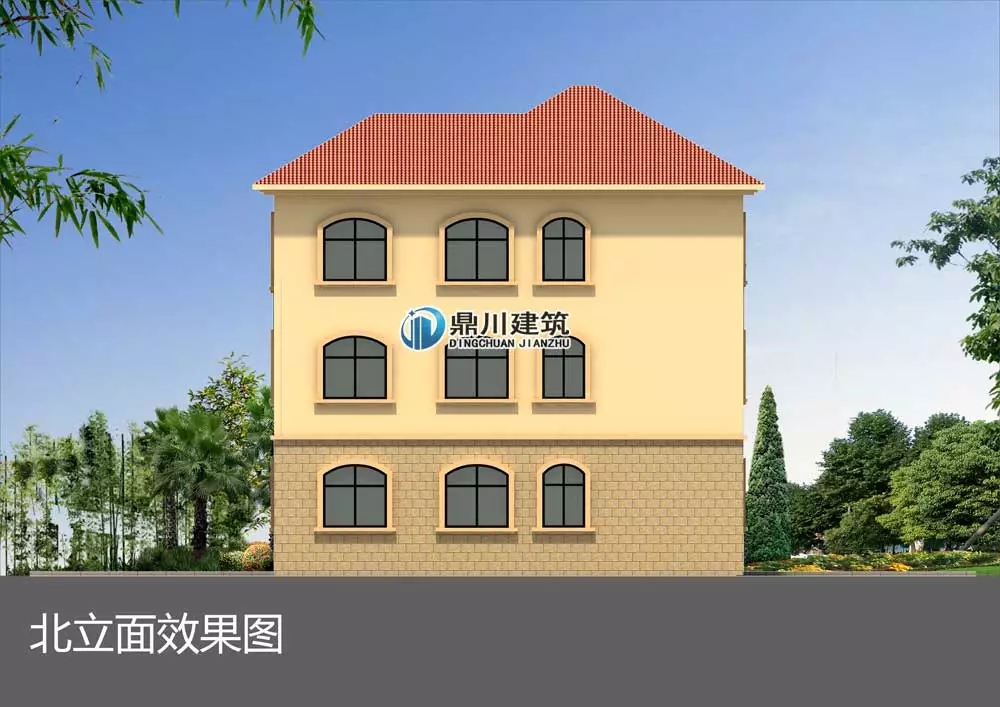三層旋轉(zhuǎn)樓梯復(fù)式農(nóng)村別墅建房案例，大氣漂亮得不像話！