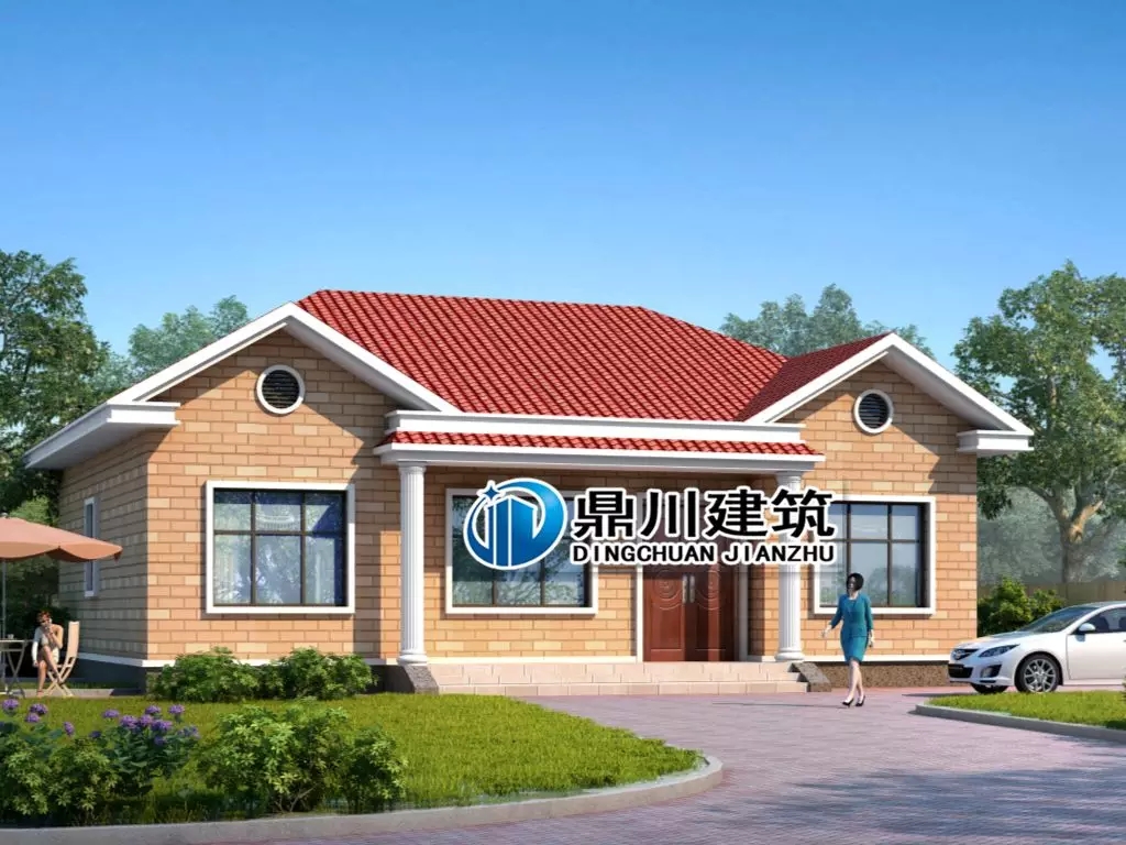 15萬就能建的一層農村別墅，精致大氣房間多，養老住家首選！